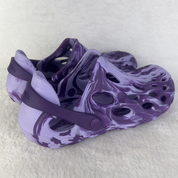 Merrell Shoes Mens 8 Purple Hydro Moc Clog Sandals Tie Dye Slip On main image 7